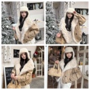 时髦狐狸毛皮草外套女冬季 夹克派克服羽绒服90鹅绒内胆大衣 年轻款