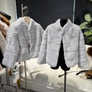 「芭蕾兔兔」 獭兔外套 少女感十足小立领气质短款