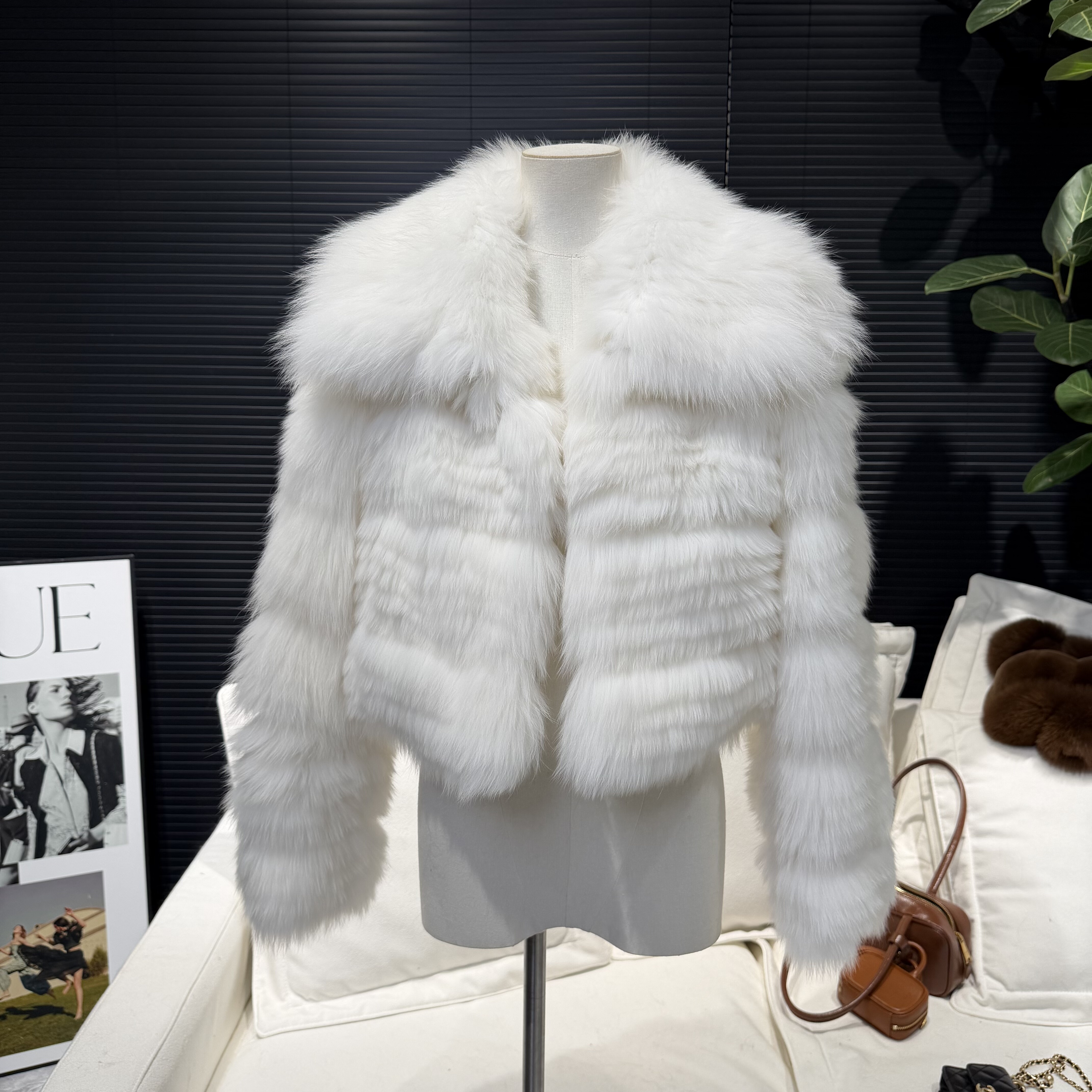 暖绒落日saga级芬兰进口蓝狐