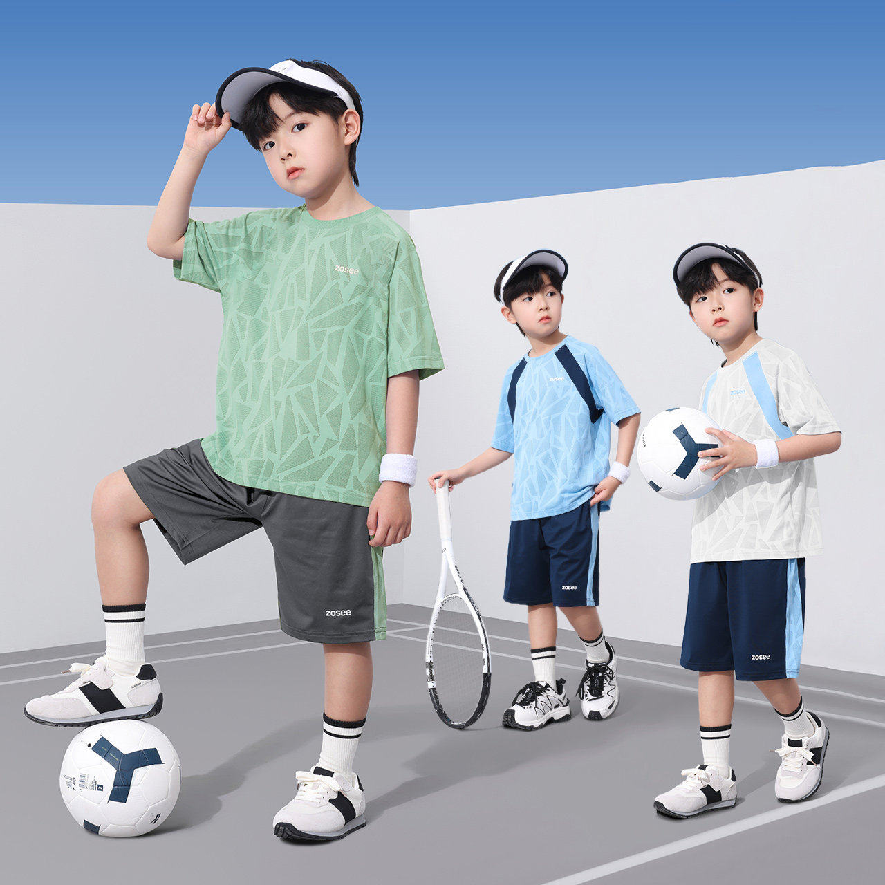 正品亲子儿童夏季宽松休闲两件套