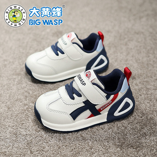 大黄蜂2025新款秋冬男宝宝鞋子学步鞋儿童鞋女运动小童防滑机能鞋