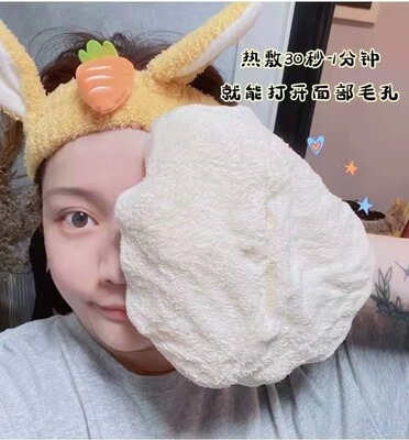 GdmPin明星同款热敷毛巾面膜敷脸美容补水脸部湿敷加热脸巾面罩