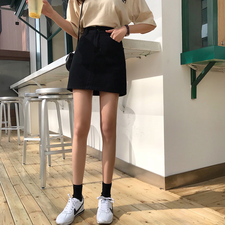 Korean Edition summer Retro Paige Show thin Little skirt A word skirt cowboy skirt Short skirt studentin the Women's clothing/Boutique , Skirts  category - from Buy2taobao.com to provide professional Taobao agent buy service