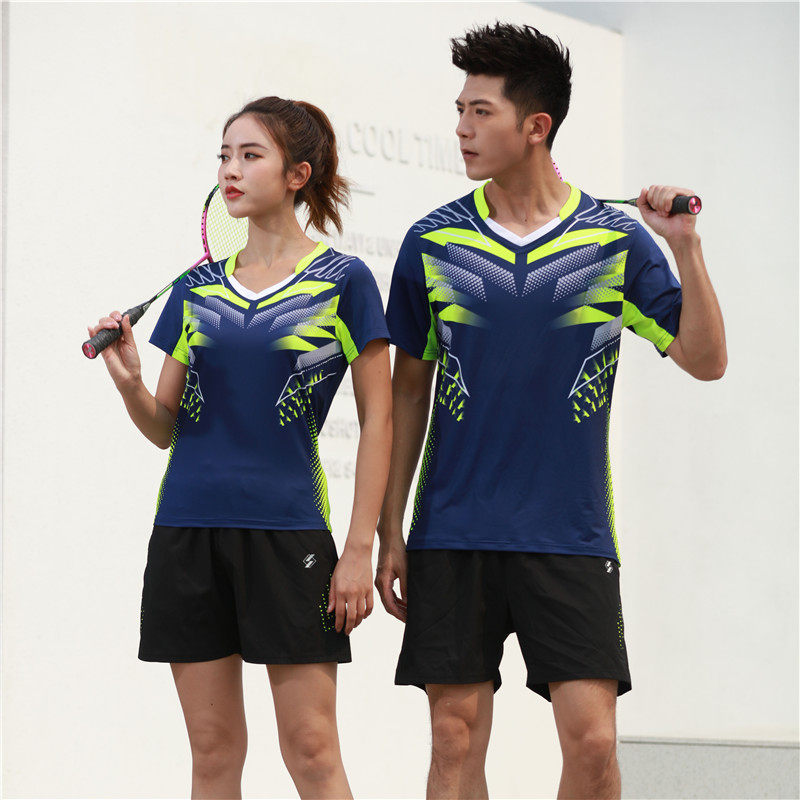 羽毛球服套装男女速干定制印字比赛训练服乒乓球服球队服排球衣裤
