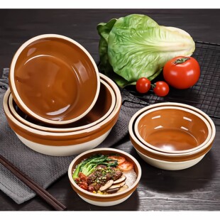土陶蒸肉碗钵子碗蒸饭碗饭店专用浏阳蒸菜碗小汤碗商用陶瓷蒸饭钵