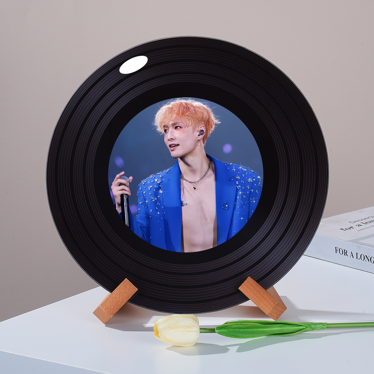 张艺兴周边闹天宫黑胶唱片摆件杂志架电视柜陈列摆件创意生日礼物