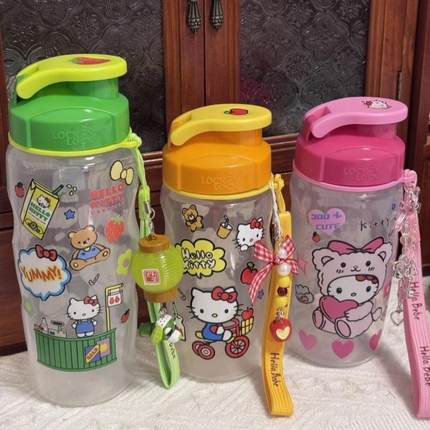 helloKitty水杯转印贴可爱卡通水晶贴转印贴防水耐刮电脑装饰