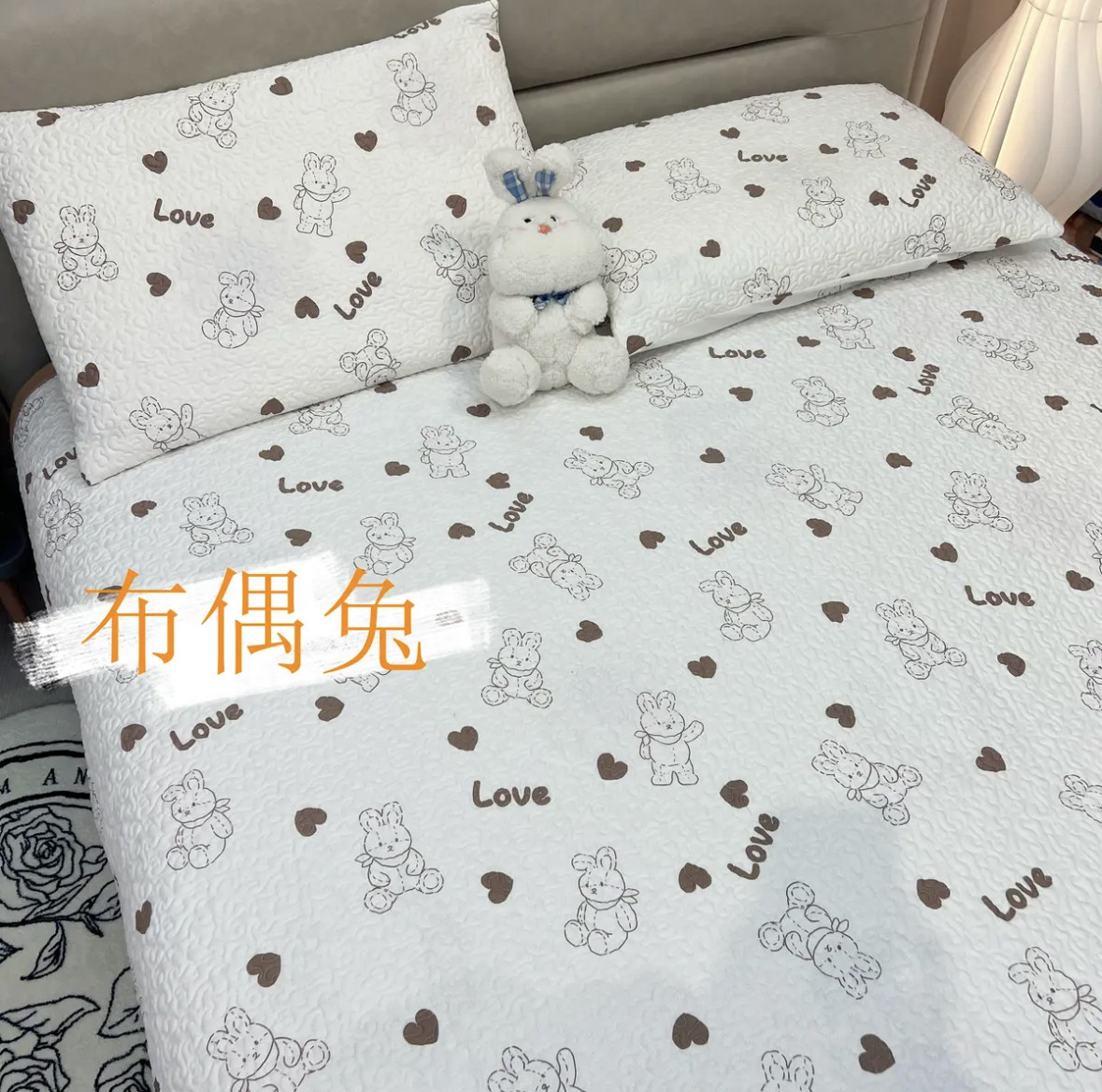 杰娜-A面全棉床盖舒适柔软单床床盖盖毯精密绗缝可机洗多功能包邮