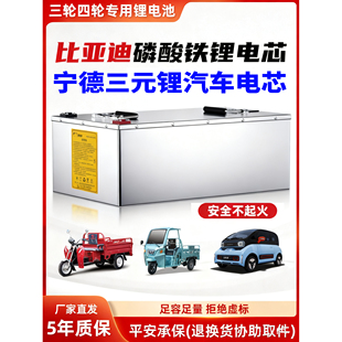 宁德比亚迪三元锂电池48安60安72V大容量电池电动车二三四轮磷酸