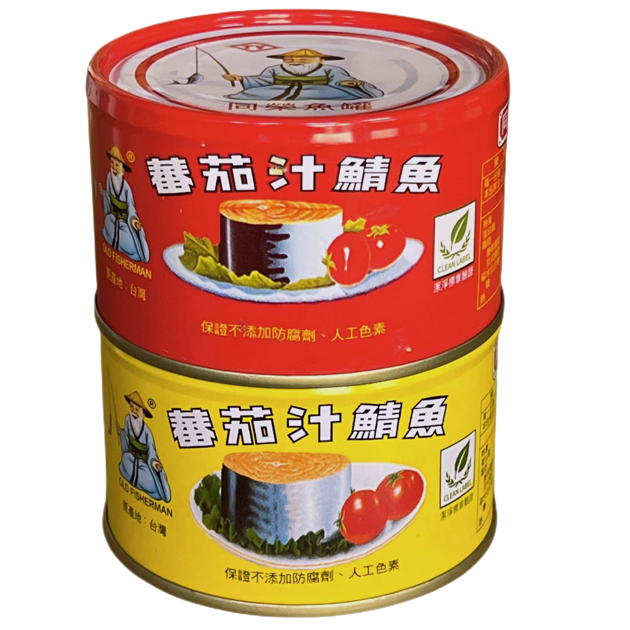 台湾进口食品 同荣番茄汁辣味红鲭鱼黄青鱼罐头230g