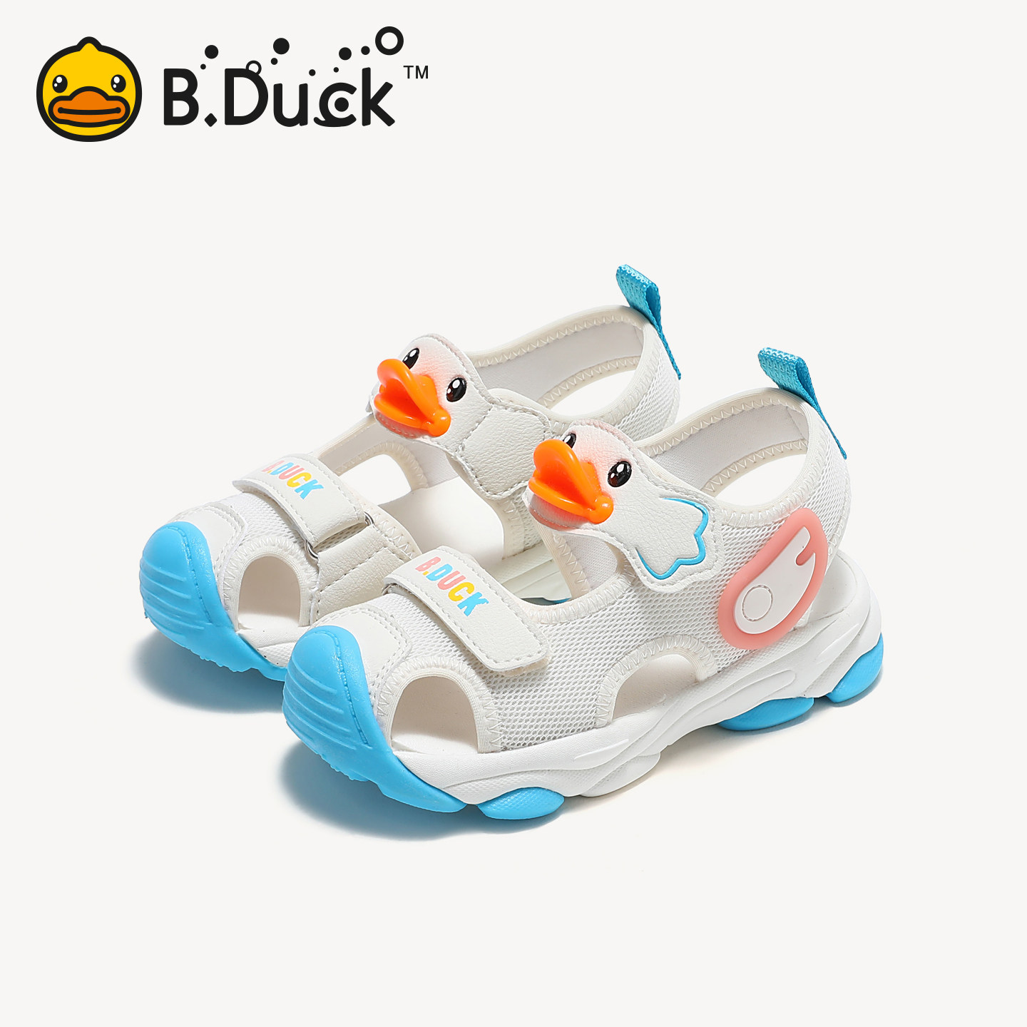 B.Duck小黄鸭夏季凉鞋男女图片