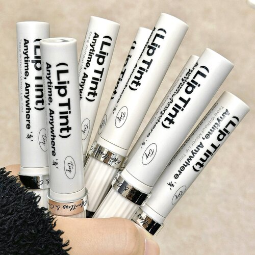 韩网火爆 韩国TOOQ人气新品水雾唇釉lip tint02唇雾水光裸色口红