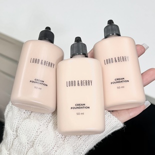 保税仓!lordberry超模粉底液秀场持妆不易脱妆干油皮粉膏女50ml