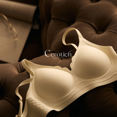 CEROTICH果冻条线雕调整型无痕聚拢夏天女薄款小胸显大收副乳内衣