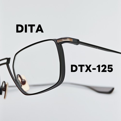 DITA眼镜架 LINDSTRUM 日本手作眼镜框 方形钛金属近视镜 DTX125