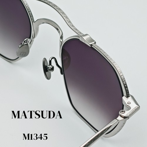 Matsuda松田光弘 M3145 双梁复古美学墨镜 日本手作眼镜 纯钛材质