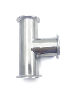 对焊304规管座国标不生锈真空高真空DIN28403压力KF等径三通接口