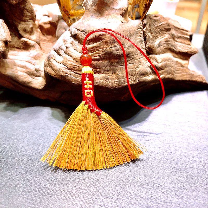 创意手工制作金扫帚手机链乔迁小扫把挂件五彩线端午节宝宝挂,节庆用品/礼品,挂饰/生肖挂饰,淘宝优惠券,粉丝福利购,淘宝优惠卷
