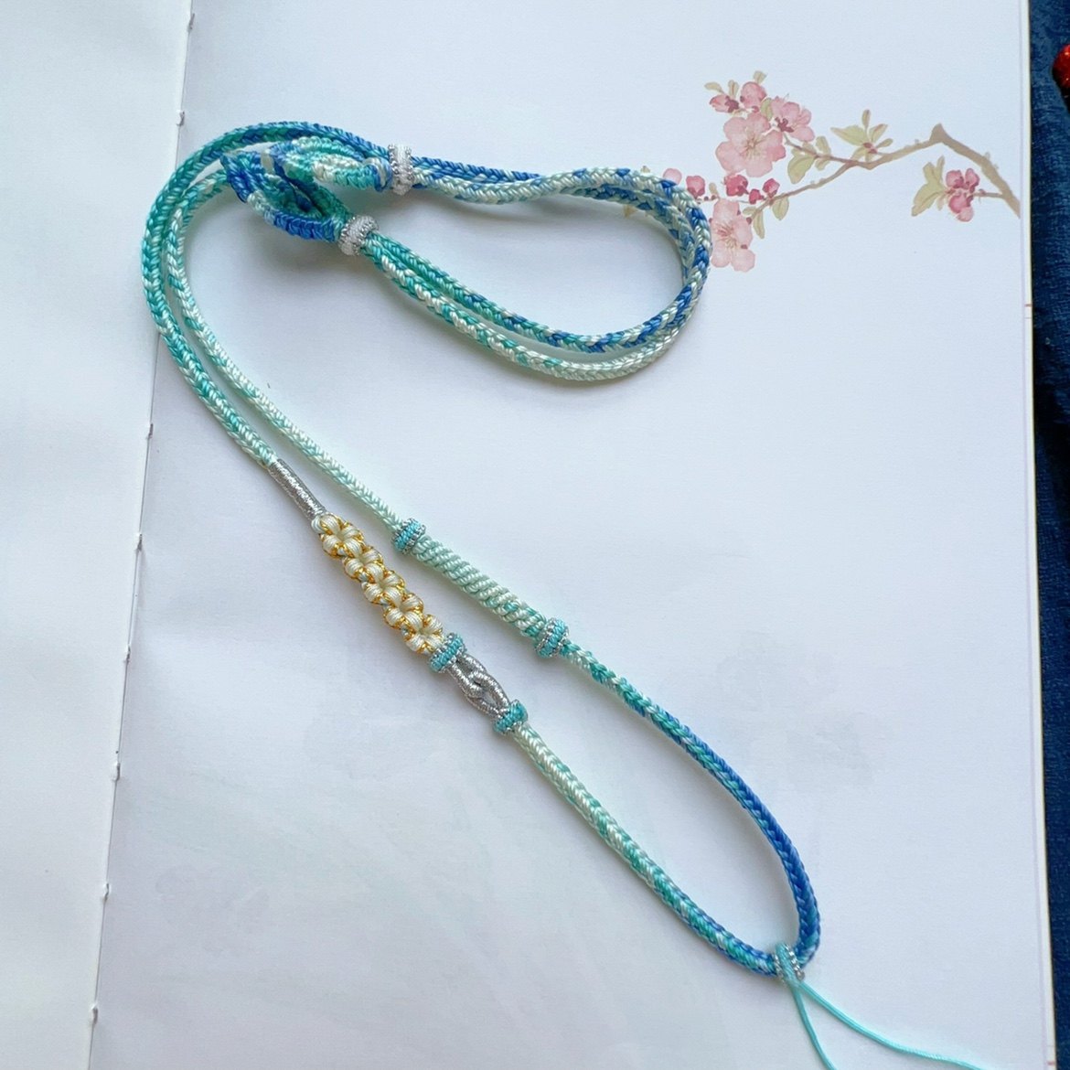 在逃公主手工编织蝴蝶结渐变色清新翡翠黄金挂绳,饰品/流行首饰/时尚饰品新,绳,淘宝优惠券,粉丝福利购,淘宝优惠卷