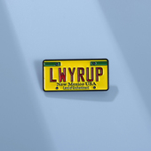 美剧绝命毒师胸针别针配饰车牌牌照金属徽章衣服背包装 饰品勋章