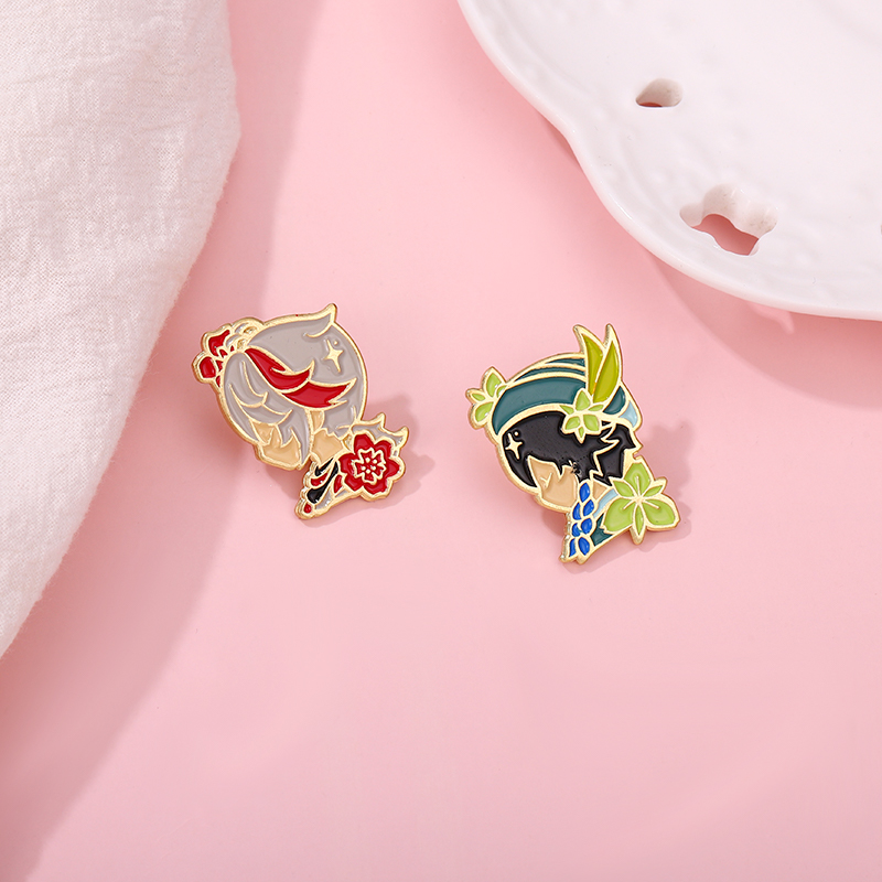 原神动漫周边胸针金属徽章
