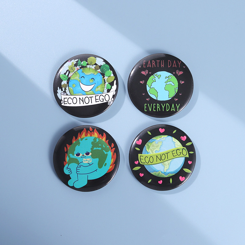 保护地球马口铁胸针爱护环境徽章别针配饰衣服包包装饰品配件勋章