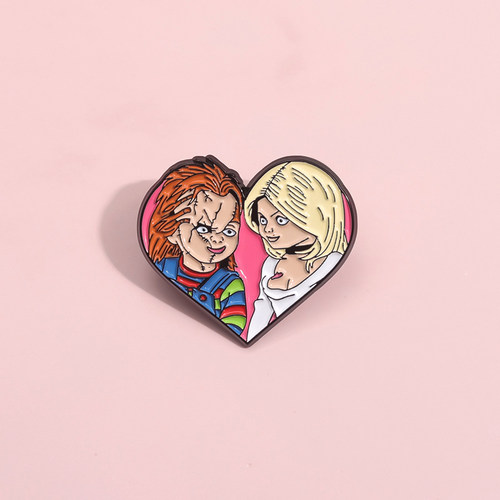 鬼娃新娘周边胸针可爱金属徽章