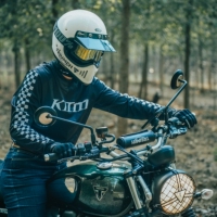 KLTM摩托车骑行服山地车越野速降服夏季大网眼透气速干衣赛车T恤