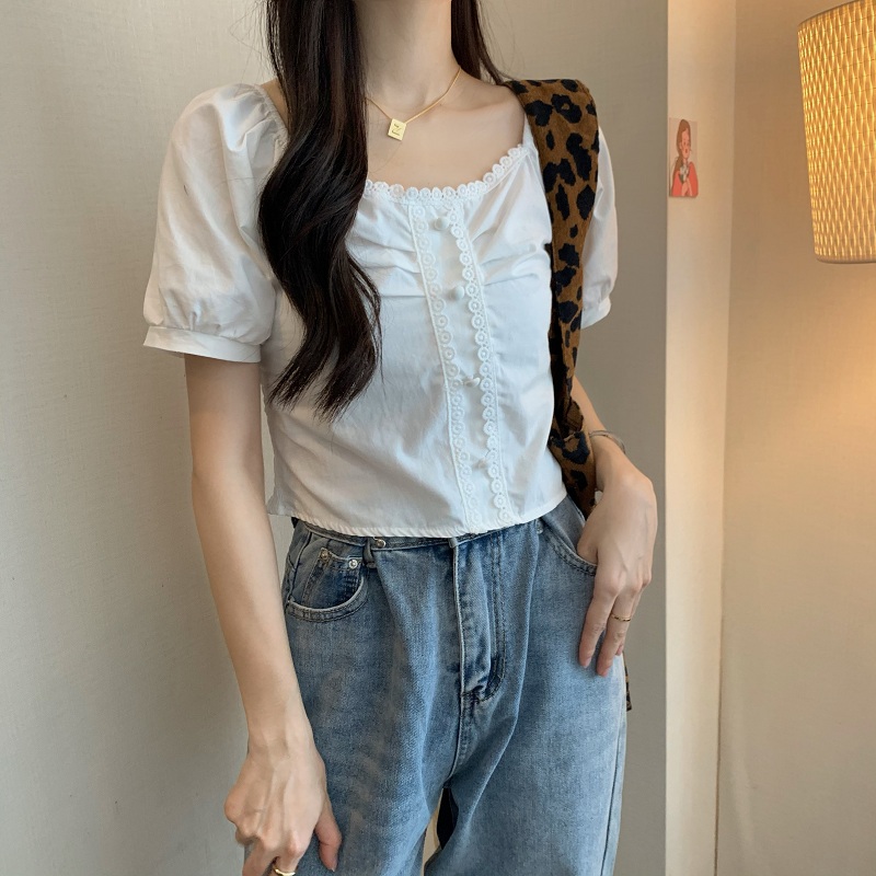 Real price Korean chic short sleeve shirt