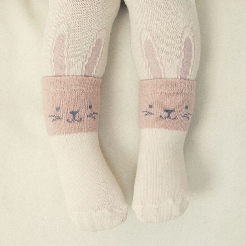 韩国进口KIDS CLARA婴儿童袜子男女宝宝打底裤春秋加档大PP连裤袜