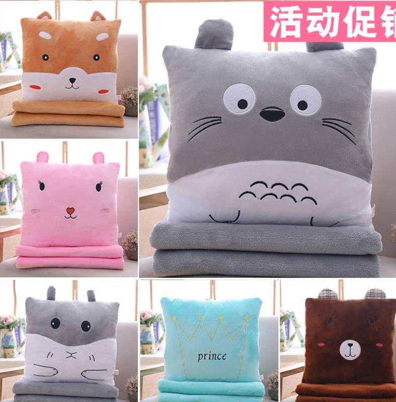 Simplicity Two-in-one quilt Dual use Pillow Blanket summer quilt vehicle blanket fashion zipper soft Officein the Home Fabric , Pillow/Pillow  category - from Buy2taobao.com to provide professional Taobao agent buy service