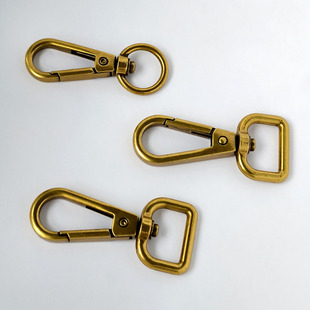 复古鎏金包包五金配件多尺寸金属扣龙虾扣活扣钩扣挂扣链条扣锁扣