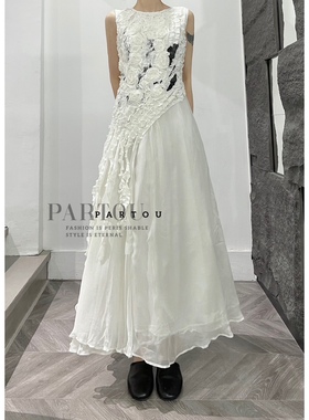 ISAEI - 玫瑰蔷薇绣花连衣裙 PARTOU品牌集合店