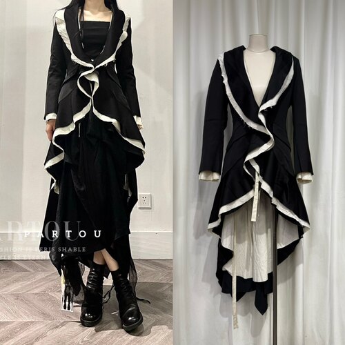 ISAEI - 荷叶燕尾绑带外套 PARTOU品牌集合店