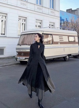 【SALE】PengTai 渐变色羊毛长款外套 PARTOU品牌集合店