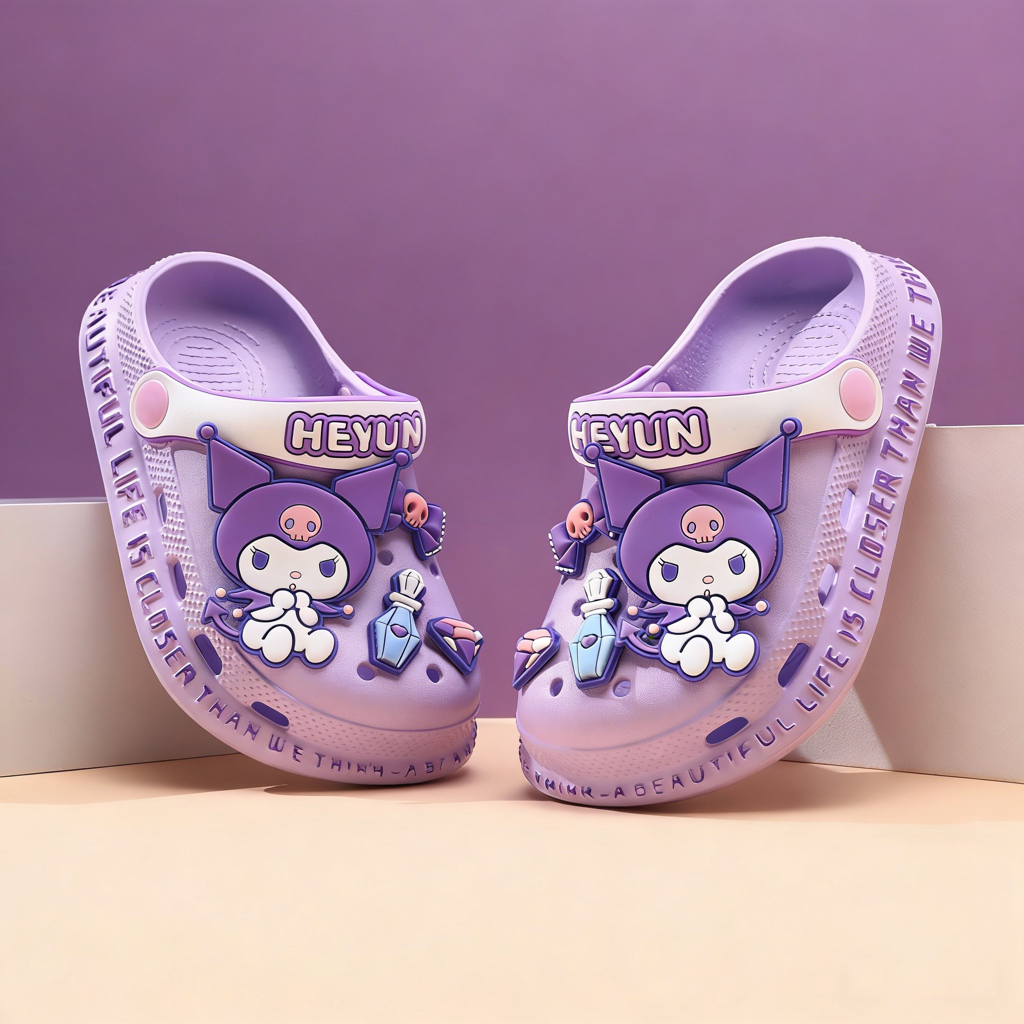 儿童洞洞鞋女童拖鞋2026夏季新款室内女孩宝宝软底凉鞋大童凉拖鞋