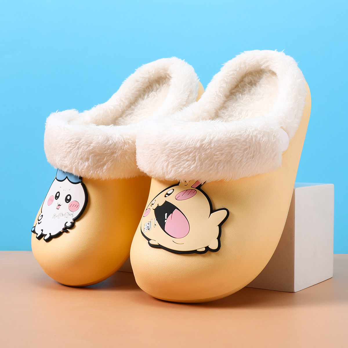 女童棉拖鞋儿童棉鞋冬季新款女孩