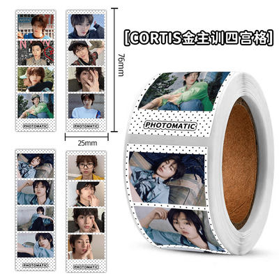 240贴金主训封口贴cortis男团高颜值周边帅照diy桌面手机壳贴画