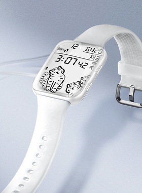 多功能数码表闹钟防水儿童初高中男女学生表黑科技运动表大牌ins