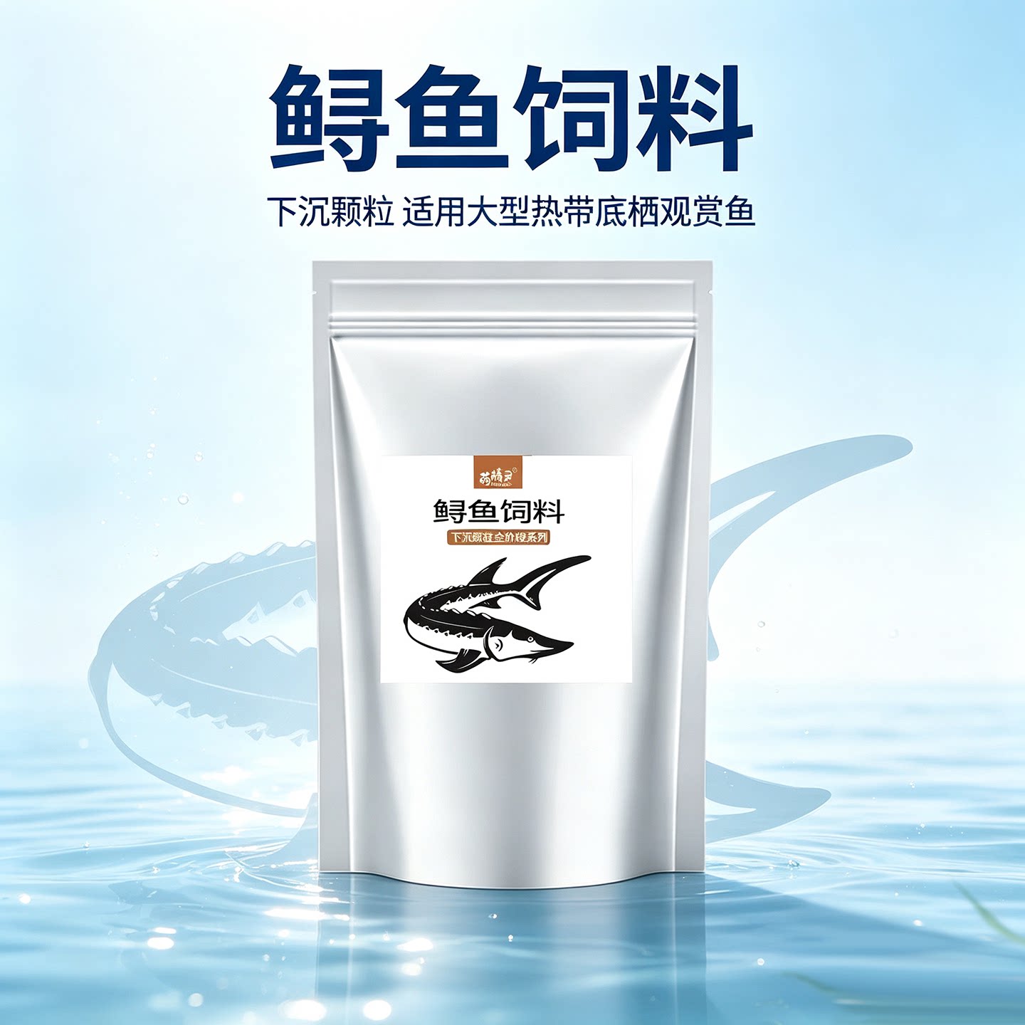 招财猫鱼专用饲料高蛋白鱼粮