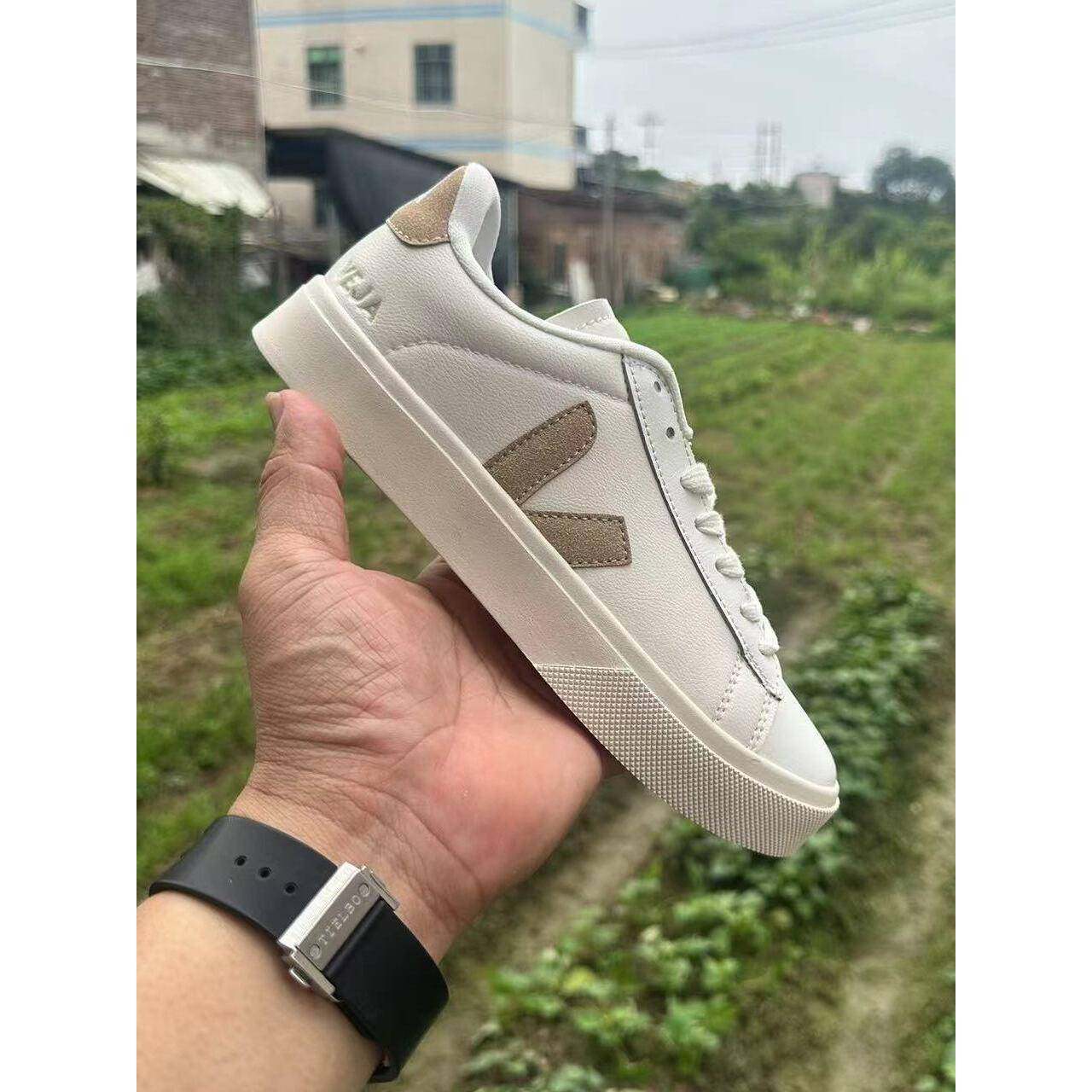 法国V字小白鞋明星同款经典真皮运动鞋休闲男女百搭校园情侣板鞋