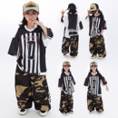 嘻哈風(fēng)hiphop演出服男童炸街街舞女孩套裝 迪克家街舞兒童潮服美式