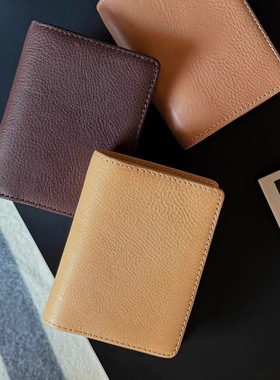 2025年新款两折手账本 m5真皮活页记事本A8mbox皮手账