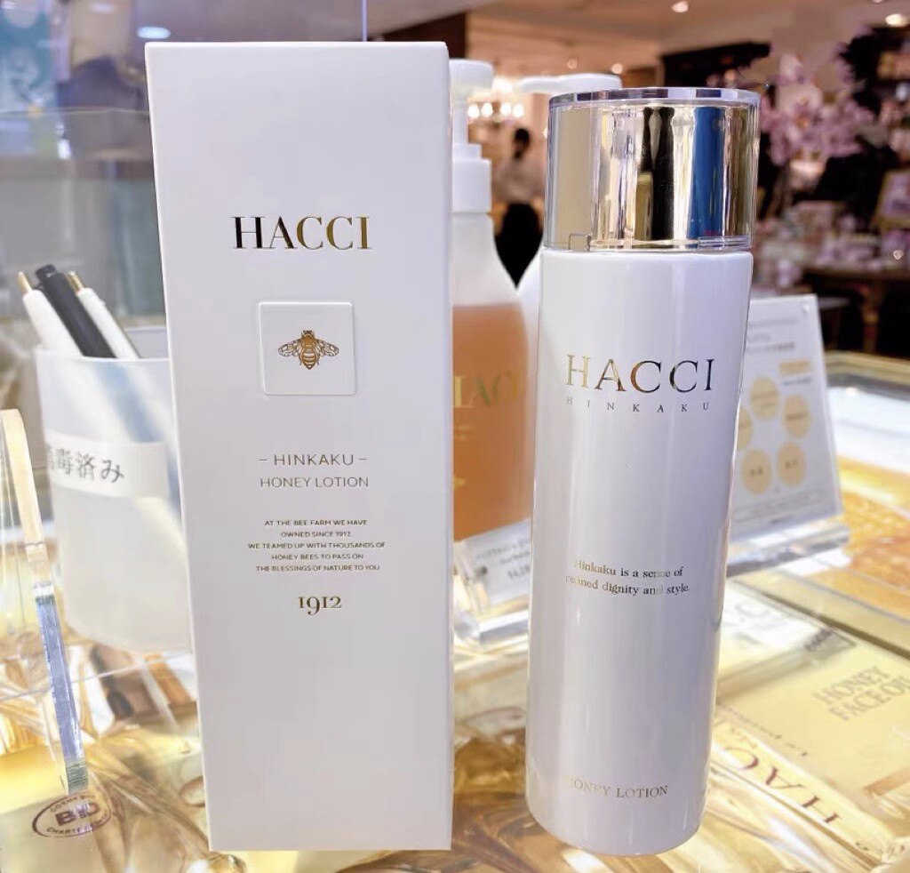 日本进口HACCI花绮老铺蜂蜜贵妇化妆水黄金水导入肌底液精华150ml