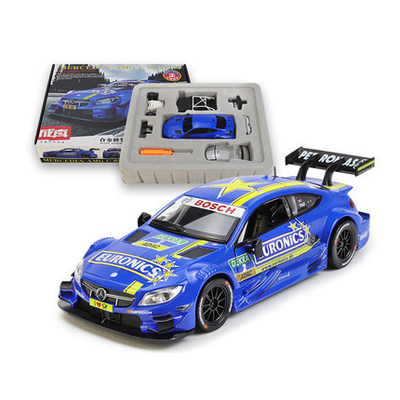 新款 拼装版成真1/32奔驰AMG C63 合金汽车模型奥迪RS5 DTM盒