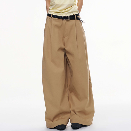 CHILLZOEY休闲裤落山川阔腿裤