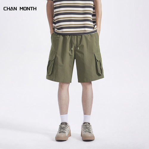 CHANMONTH夏季速干休闲短裤男
