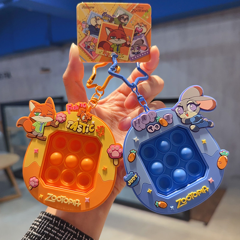 2026新品动漫正版疯狂动物城周边朱迪尼克仓鼠公仔钥匙扣书包挂件