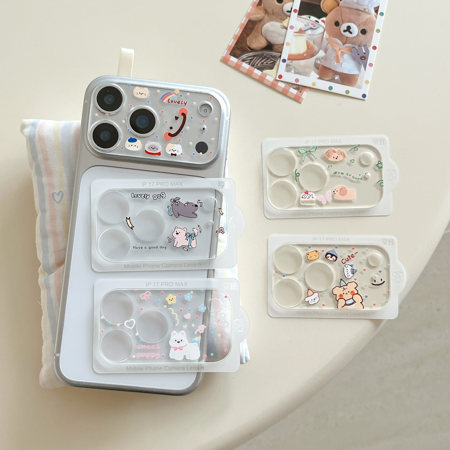 适用于苹果17PM镜头膜17promax系列卡通动物iphone17pro镜头保护,3C数码配件,数码屏幕贴膜,淘宝优惠券,粉丝福利购,淘宝优惠卷