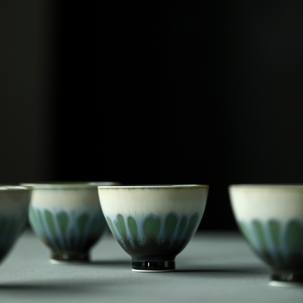 慕陶景德镇手作窑变天目盏茶杯陶瓷功夫茶主人单杯日式斗笠品茗杯
